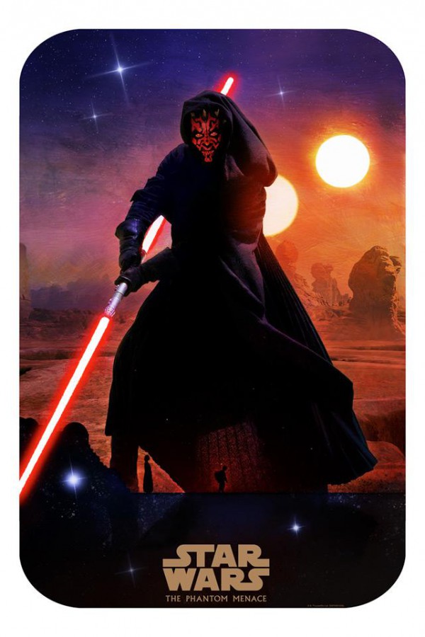 Sinister Shadow - Limited Edition Star Wars Artwork by SimonZ, inspired by The Phantom Menace
